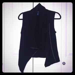 Black Moto Vest
